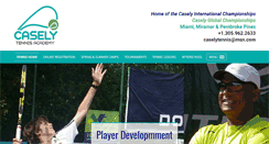 Desktop Screenshot of caselytennis.com