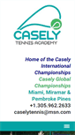 Mobile Screenshot of caselytennis.com